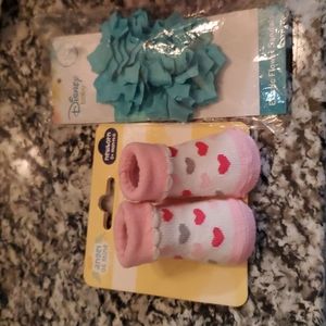 Cute baby bundle of booties